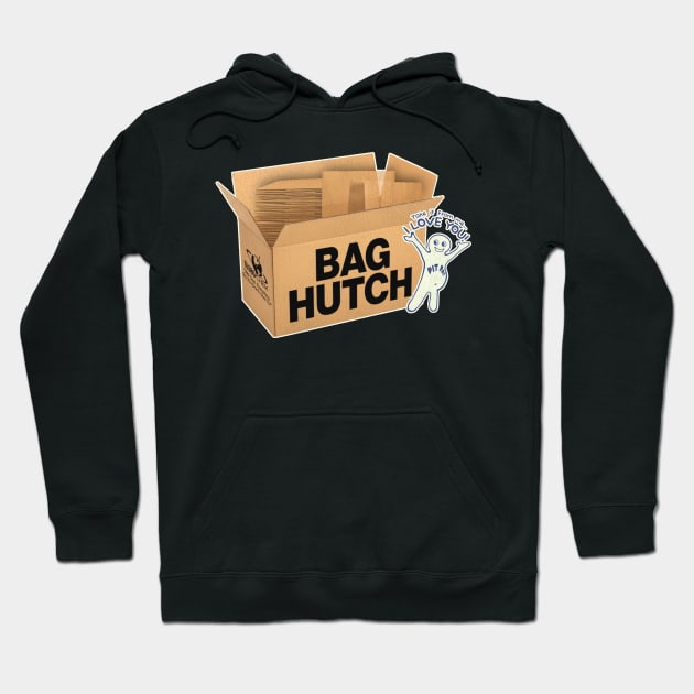 Bag Hutch by GloboChem Hoodie by darklordpug